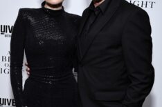 Anna Paquin and Stephen Moyer attend 'A Bit Of Light' New York Screening at Crosby Street Hotel on April 03, 2024 in New York City.