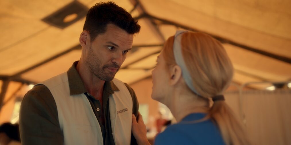 Austin Nichols and Alexandra Breckenridge in 'Virgin River' Season 7