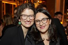 Nellie Bowles and Bari Weiss, The Free Press Founder attend Inauguration Eve hosted by Uber, X and The Free Press at Cafe Riggs on January 19, 2025 in Washington, DC