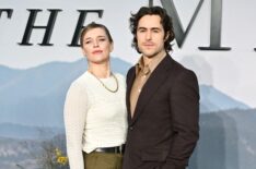 Kate Hewitt and Ben Schnetzer attend the European Premiere of the newest Paramount+ drama, The Madison, at Cineworld Leicester Square on March 04, 2026 in London, England.”
