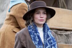 Mila Morgan, Bethany Joy Lenz on 'Hope Valley: 1874'