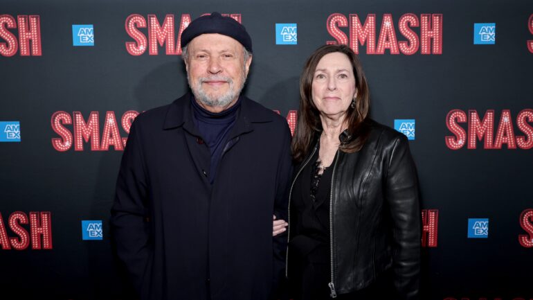 Billy Crystal and Janice Crystal attend "Smash" Broadway Opening Night at Imperial Theatre on April 10, 2025 in New York City