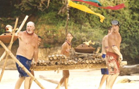 contestant Tom Buchanan, contestant Alicia Calaway, contestant Amber Brkich, contestant Rob Mariano