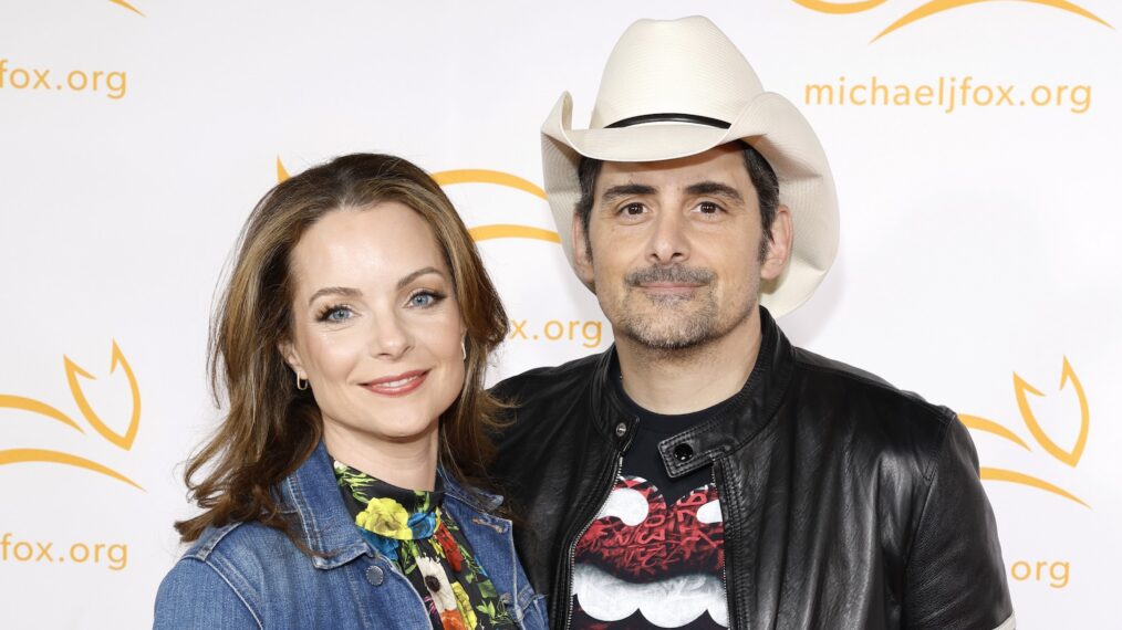 Kimberly Williams and Brad Paisley attend the Michael J. Fox Foundation - A Country Thing: Happened On The Way To Cure Parkinson's at The Fisher Center