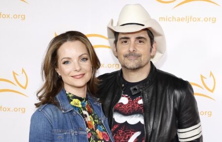Kimberly Williams and Brad Paisley attend the Michael J. Fox Foundation - A Country Thing: Happened On The Way To Cure Parkinson's at The Fisher Center