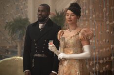 Martins Imhangbe and Emma Naomi in 'Bridgerton' Season 4