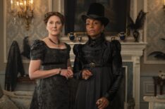 Ruth Gemmell and Adjoa Andoh in 'Bridgerton' Season 4