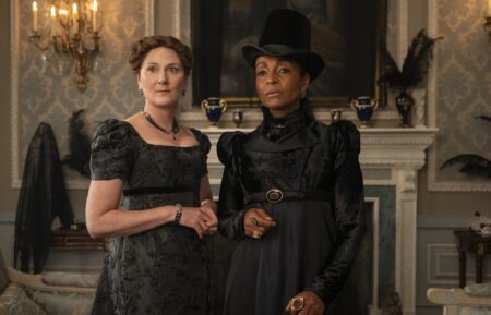 Ruth Gemmell and Adjoa Andoh in 'Bridgerton' Season 4