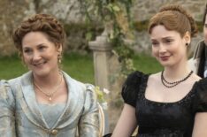 Ruth Gemmell and Hannah Dodd in 'Bridgerton'