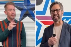 'Celebrity Jeopardy!' contestant Macaulay Culkin (left) and Ray Romano (right)