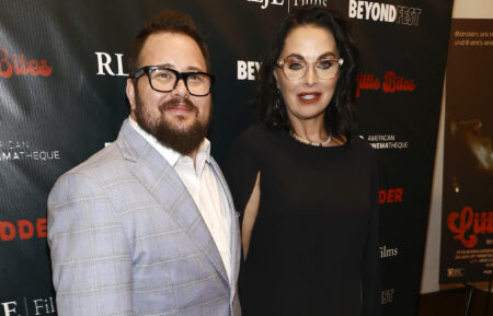 Chaz Bono and Shara Mathes attend the Los Angeles Premiere of 