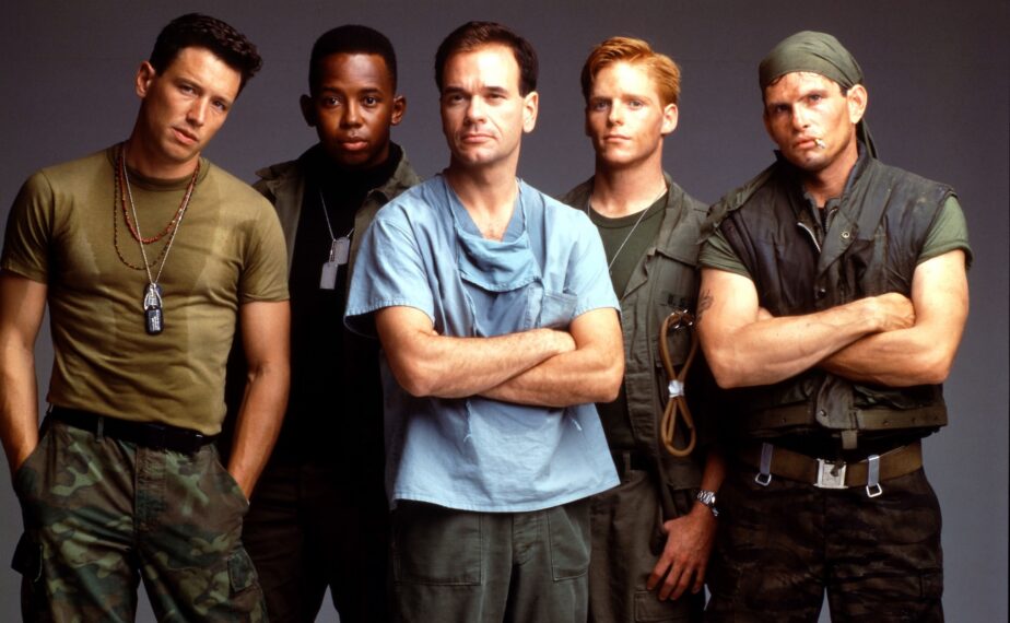 CHINA BEACH, Brian Wimmer, Michael Boatman, Robert Picardo, Ned Vaughn, Jeff Kober, 1988-1991, © ABC / Courtesy: Everett Collection