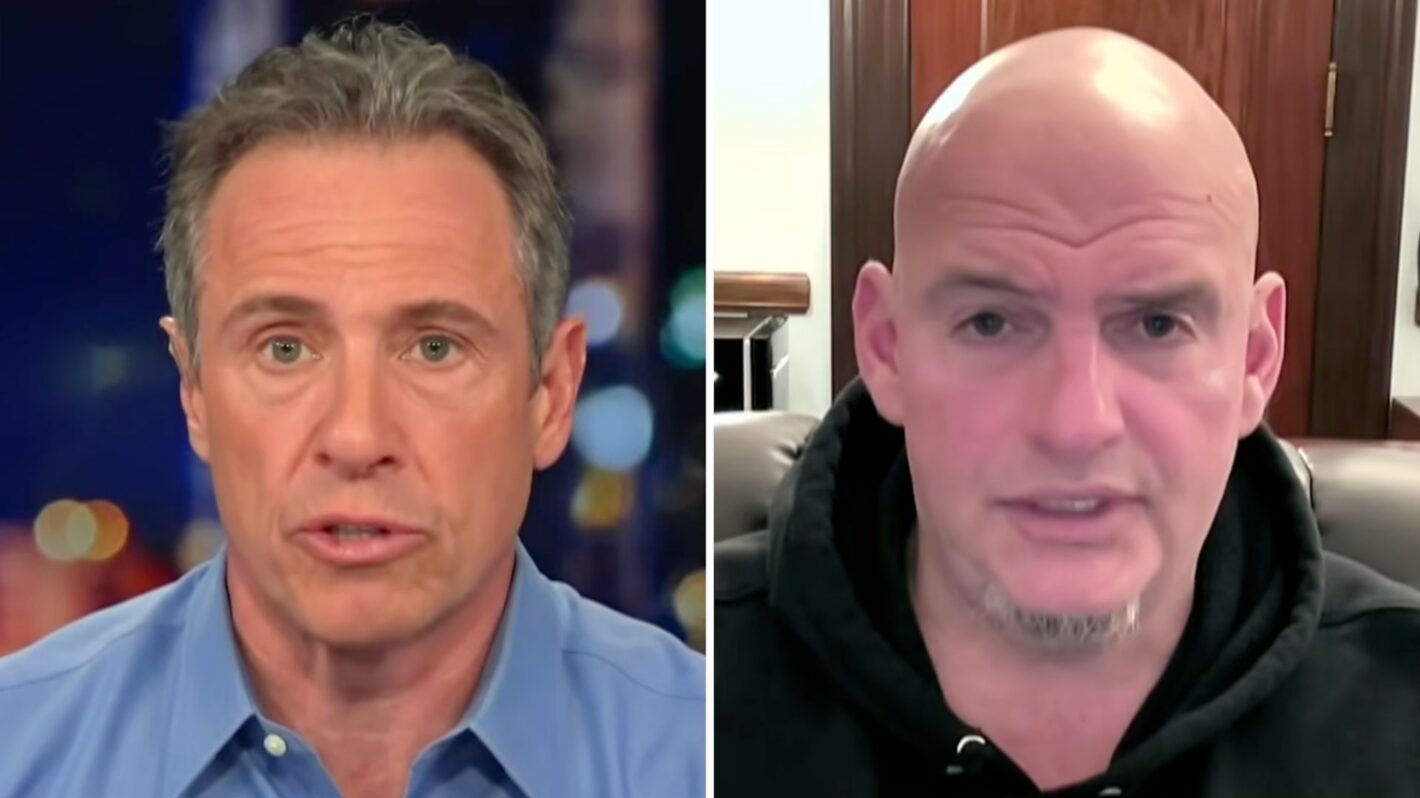 John Fetterman Blames Democrats for Airport 'Chaos' in Stunning Chris Cuomo Interview