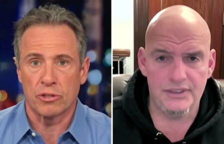 Chris Cuomo and John Fetterman