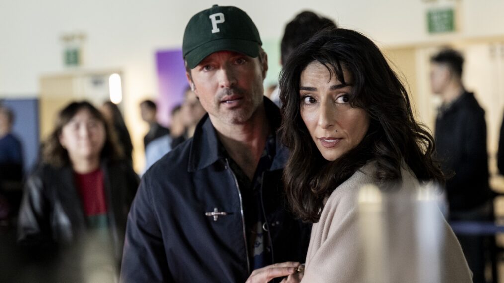 Carlo Marks as Eddie Montrose and Necar Zadegan as Deputy Chief of Station Nikki Reynard — 'CIA' Season 1 Episode 3 'Bridge of Lies'