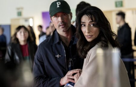 Carlo Marks as Eddie Montrose and Necar Zadegan as Deputy Chief of Station Nikki Reynard — 'CIA' Season 1 Episode 3 