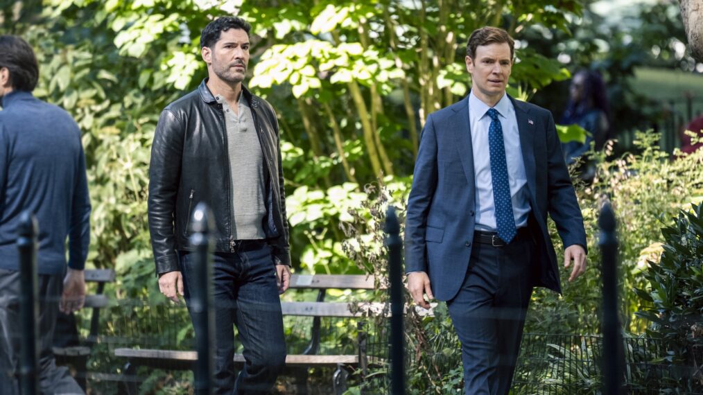 Tom Ellis as CIA Case Officer Colin Glass and Nick Gehlfuss as Special Agent Bill Goodman — 'CIA' Season 1 Episode 5 'Deep Cover'