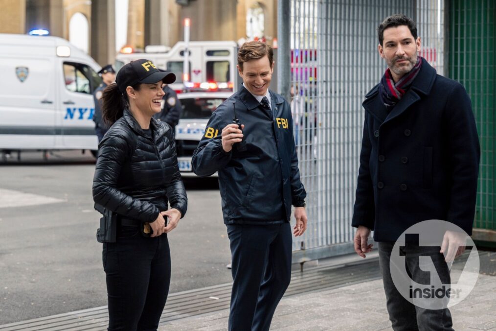 Missy Peregrym as Special Agent Maggie Bell, Nick Gehlfuss as Special Agent Bill Goodman, and Tom Ellis as CIA Case Officer Colin Glass — 'CIA' crossover with 'FBI' 