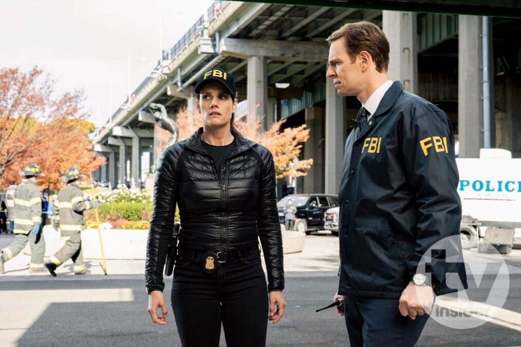 Missy Peregrym as Special Agent Maggie Bell and Nick Gehlfuss as Special Agent Bill Goodman — 'CIA' crossover with 'FBI' 