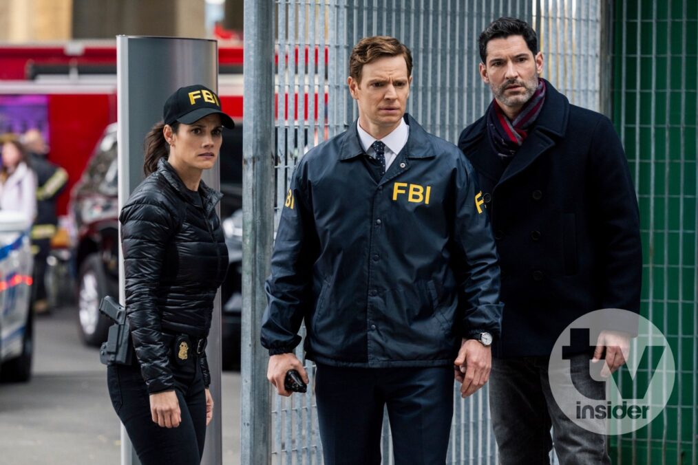 Missy Peregrym as Special Agent Maggie Bell, Nick Gehlfuss as Special Agent Bill Goodman, and Tom Ellis as CIA Case Officer Colin Glass — 'CIA' crossover with 'FBI' 