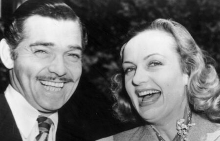 10th February 1939: US film actors Clark Gable(1901 - 1960) and Carole Lombard after their elopement.