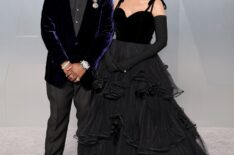 Corey Gamble and Kris Jenner attend the 2026 Vanity Fair Oscar Party Hosted By Mark Guiducci at Los Angeles County Museum of Art on March 15, 2026 in Los Angeles, California.