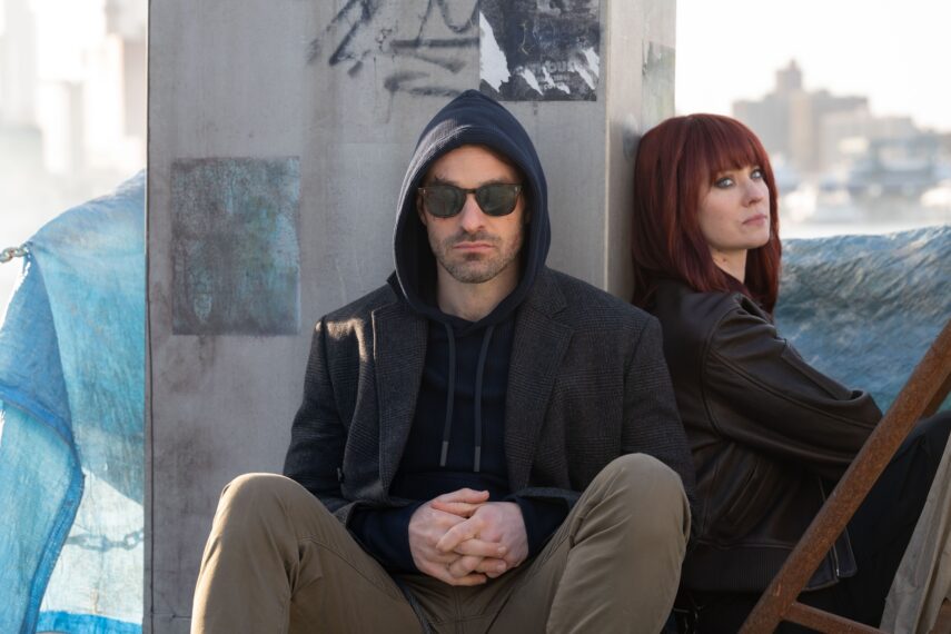 Charlie Cox and Deborah Ann Woll in 'Daredevil: Born Again' Season 2