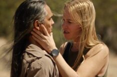 Zahn McClarnon and Franka Potente in 'Dark Winds' Season 4