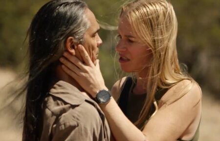 Zahn McClarnon and Franka Potente in 'Dark Winds' Season 4