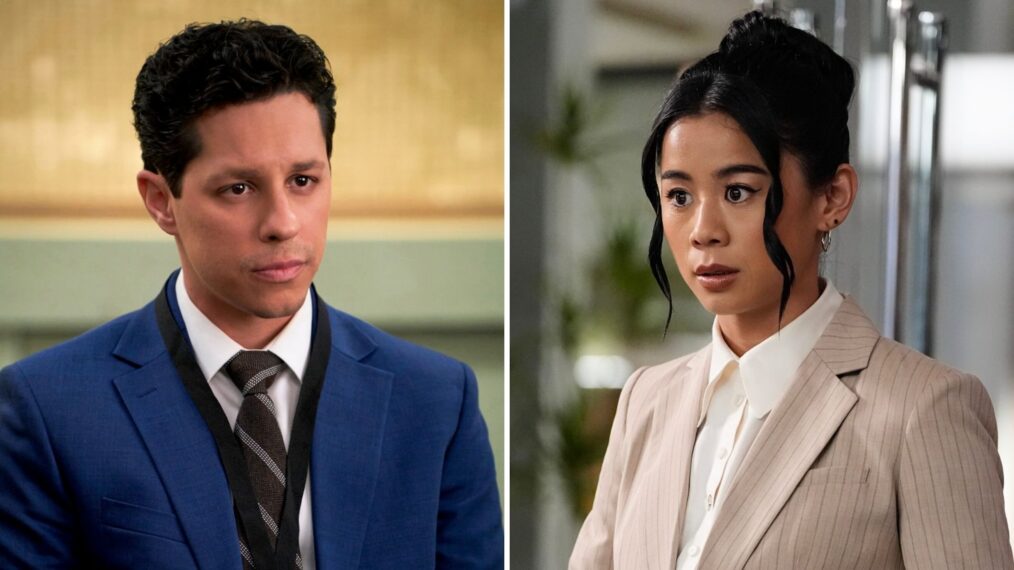 David Del Rio and Leah Lewis