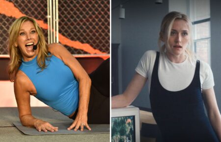 Fitness experts Denise and Katie Austin teach a Total Body Workout for EveryBODY during the first day of the Wellness Your Way Festival at the Colorado Convention Center on August 16, 2019 in Denver, Colorado; Sarah Pidgeon as Carolyn Bessette in 'Love Story'
