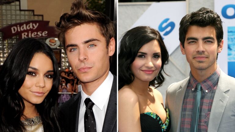 Zac Efron and Vanessa Hudgens, Demi Lovato and Joe Jonas