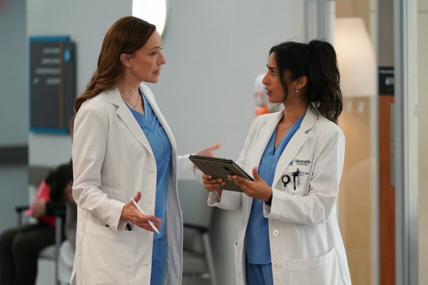Molly Parker as Amy, Anya Banerjee as Sonya — 'Doc' Season 2 Episode 6