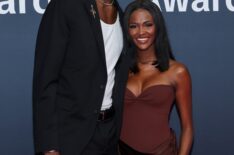 Dotun Olubeko and Charity Lawson attend the TikTok Awards 2025 at Hollywood Palladium on December 18, 2025 in Los Angeles, California.