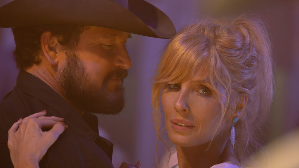 Cole Hauser as Rip Wheeler and Kelly Reilly as Beth Dutton in 'Dutton Ranch' Season 1 Episode 2