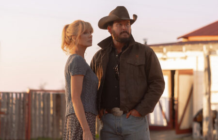 Kelly Reilly as Beth Dutton and Cole Hauser as Rip Wheeler in 'Dutton Ranch' Season 1 Episode 8