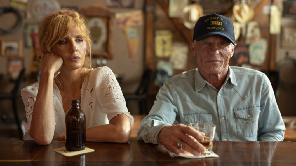 Kelly Reilly as Beth Dutton and Ed Harris as Everett McKinney in 'Dutton Ranch' Season 1 Episode 2