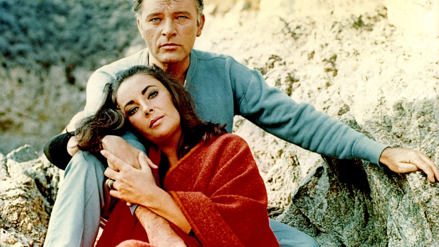 Richard Burton, Elizabeth Taylor in 'Sandpiper'