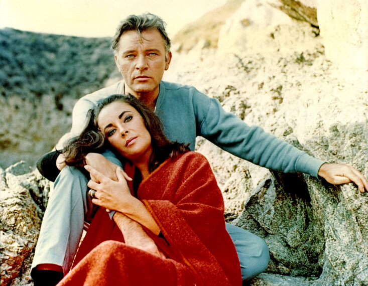 Richard Burton, Elizabeth Taylor in 'Sandpiper'