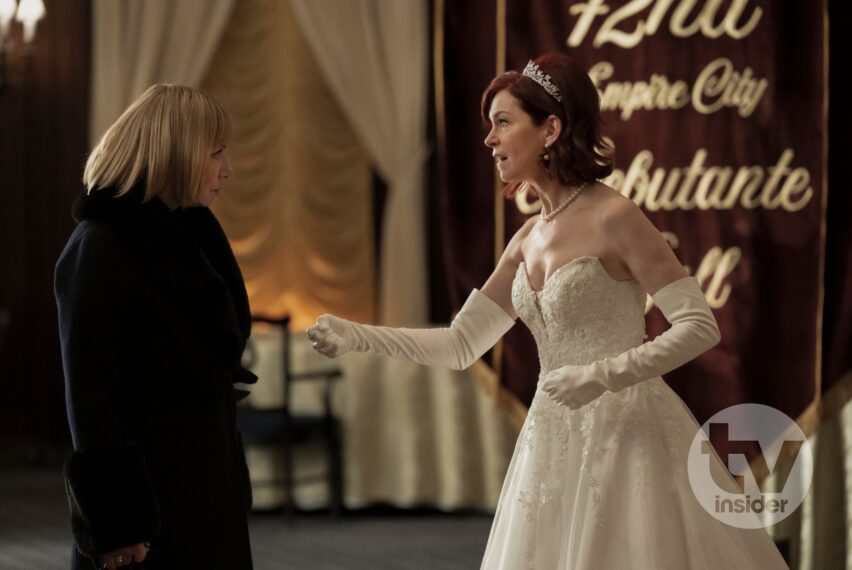 J. Smith-Cameron and Carrie Preston in 'Elsbeth' Season 3 Episode 14