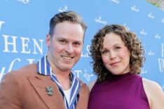 Ben Rosenbaum and Erin Krakow attend When Calls the Heart & Hope Valley: 1874 Celebration at The Sun Rose Hotel in West Hollywood, CA.