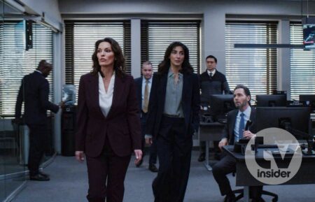 Alana De La Garza as Special Agent in Charge Isobel Castille and Necar Zadegan as Deputy Chief of Station Nikki Reynard — 'FBI' Season 8 Episode 16 