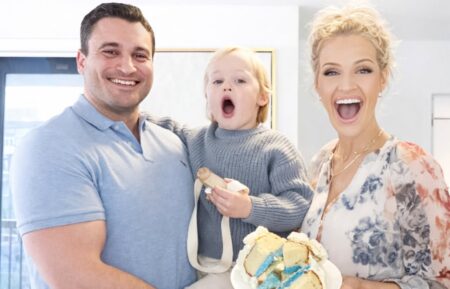 Carley Shimkus and family