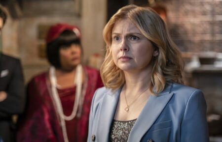 Danielle Pinnock and Rose McIver in 'Ghosts' Season 5