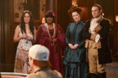 Sheila Carrasco, Danielle Pinnock, Rebecca Wisocky, and Brandon Scott Jones in 'Ghosts' Season 5