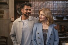 Utkarsh Amdudkar and Rose McIver in 'Ghosts' Season 5
