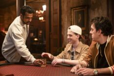 Utkarsh Ambudkar, Iain Armitage, and Jonathan Kite in 'Ghosts' Season 5