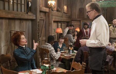 Rebecca Wisocky and Jeff Hiller in 'Ghosts'