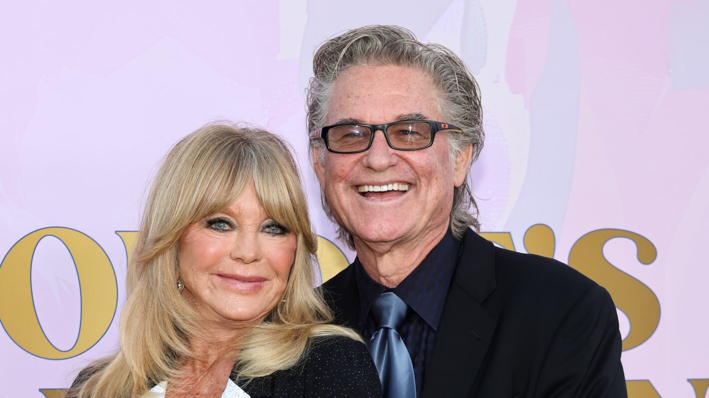 Goldie Hawn and Kurt Russell attend the 20th anniversary celebration of the Goldie Hawn Foundation and MindUP Gala at Ron Burkle’s Greenacres on September 27, 2024 in Beverly Hills, California.