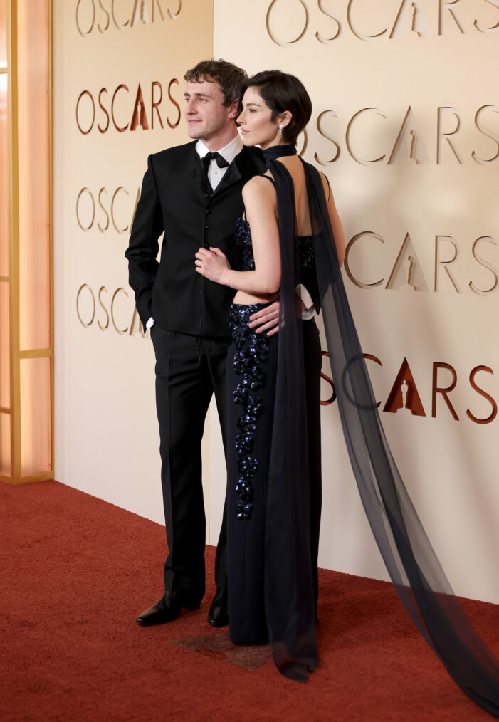 Paul Mescal and Gracie Abrams attend the 98th Oscars at Dolby Theatre on March 15, 2026 in Hollywood